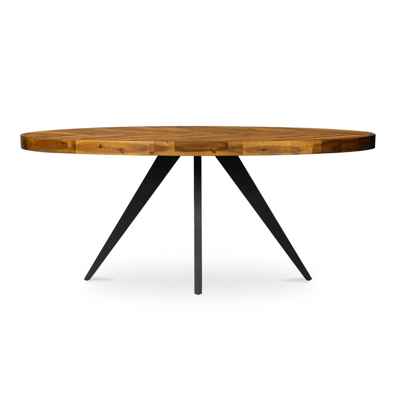 Parq – Oval Dining Table – Brown