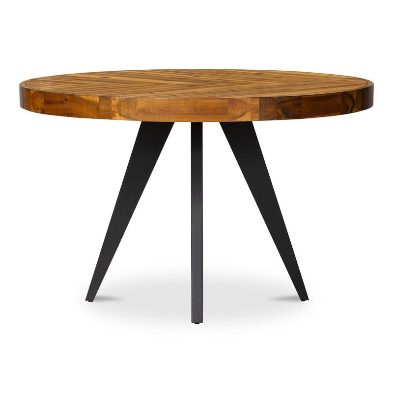 Parq – Round Dining Table – Amber