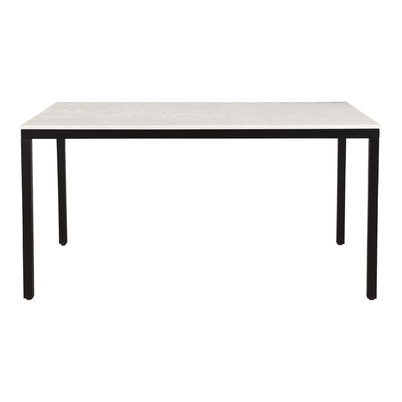 Parson – Small Marble Dining Table – Black