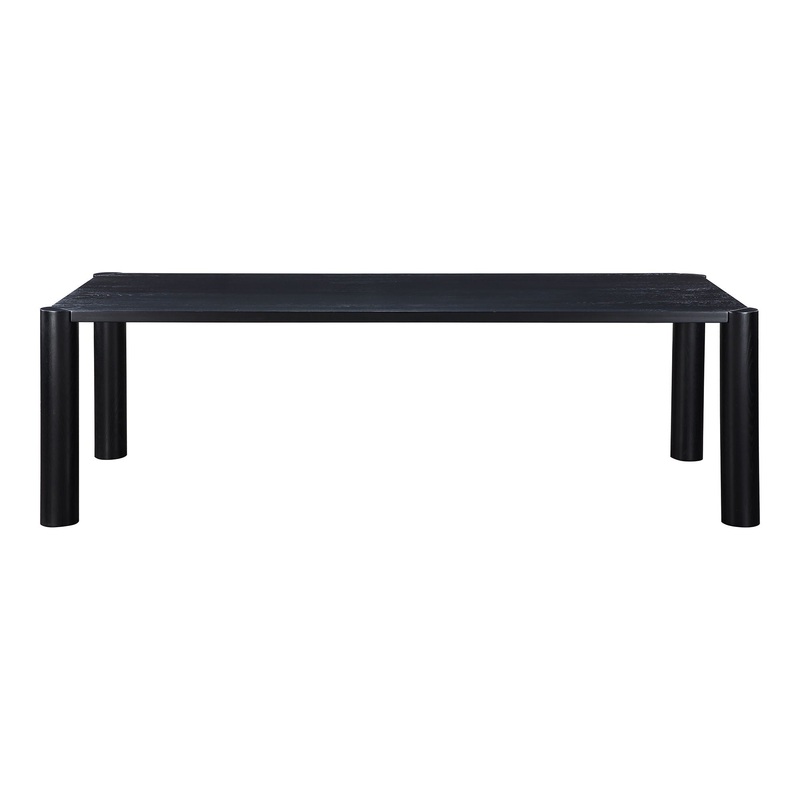 Post – Large Dining Table – Black Oak