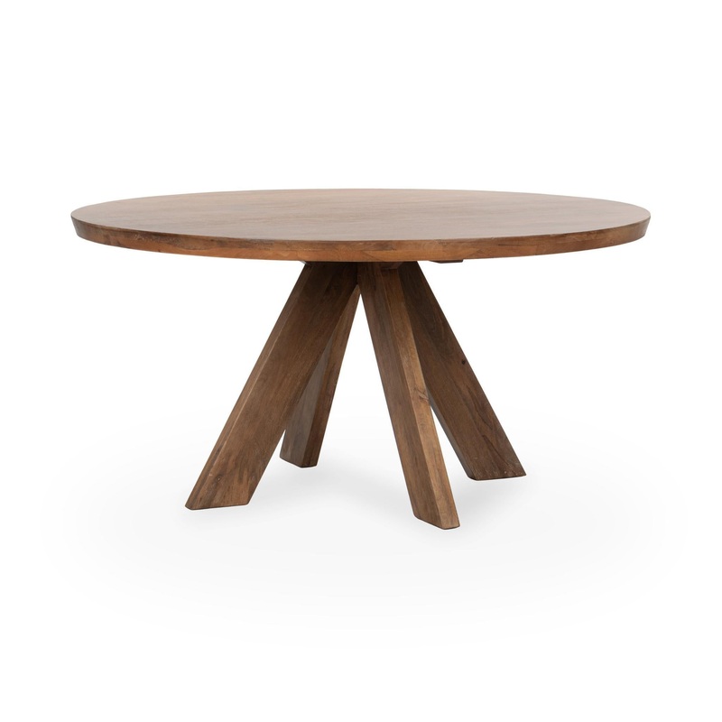 Rodrigo – Round Dining Table – Hickory Brown