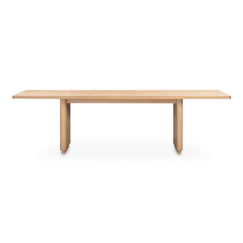 Round Off – Large Dining Table – Light Brown