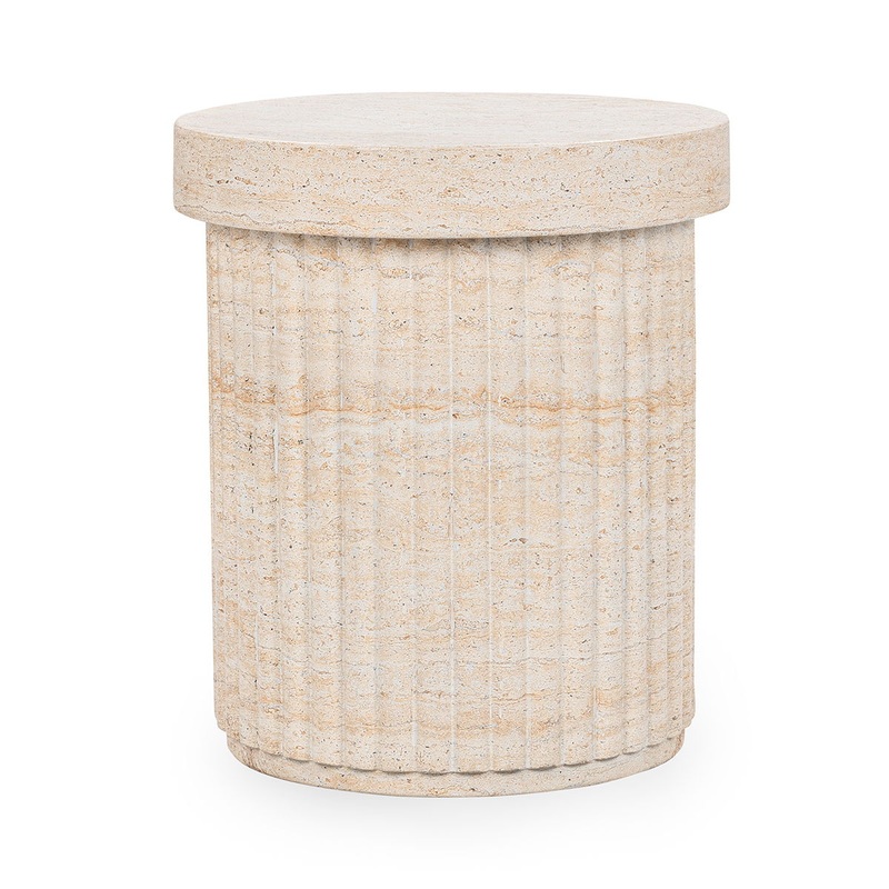 Selah – Outdoor Stool / Table – Beige