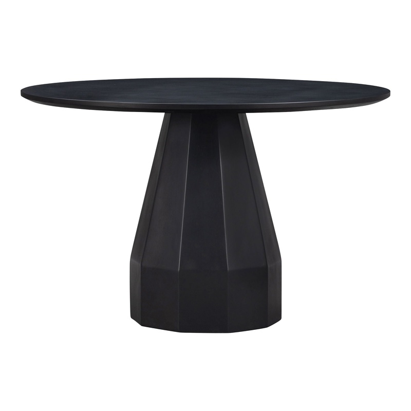 Templo – Concrete Outdoor Dining Table – Black
