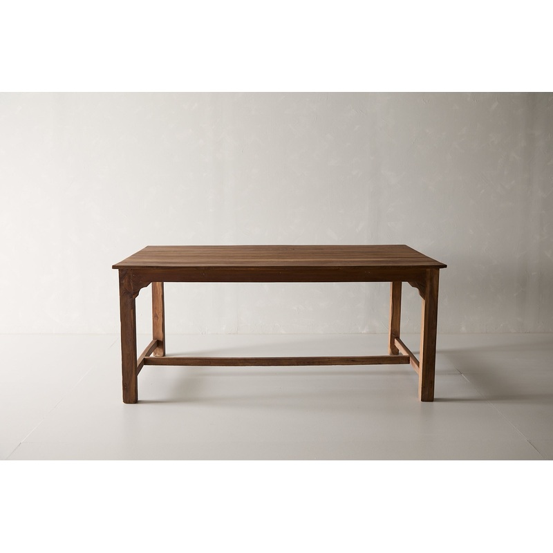Vintage Teak Farmhouse Dining Table
