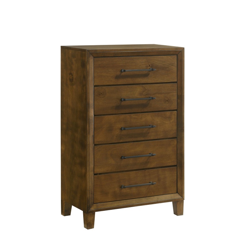 Ballard – 5 Drawer Chest – Walnut