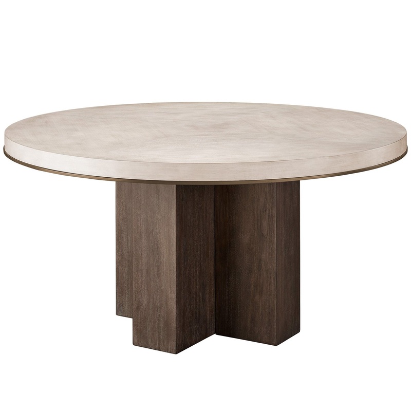 Erinn V x Universal – Topanga Round Dining Table – Beige