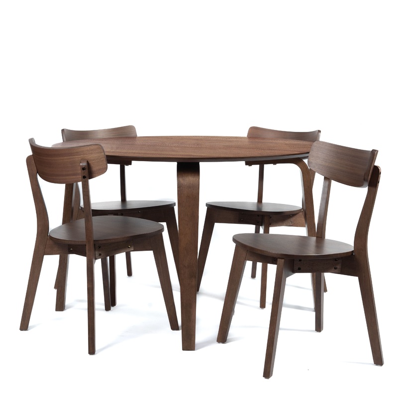 Gabby – Complete Table – Dark Brown
