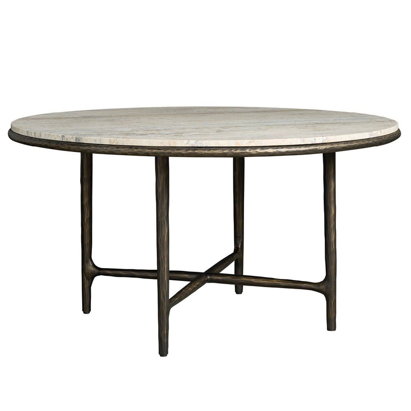 Griffith Park – Round Dining Table – Bronze / Gray