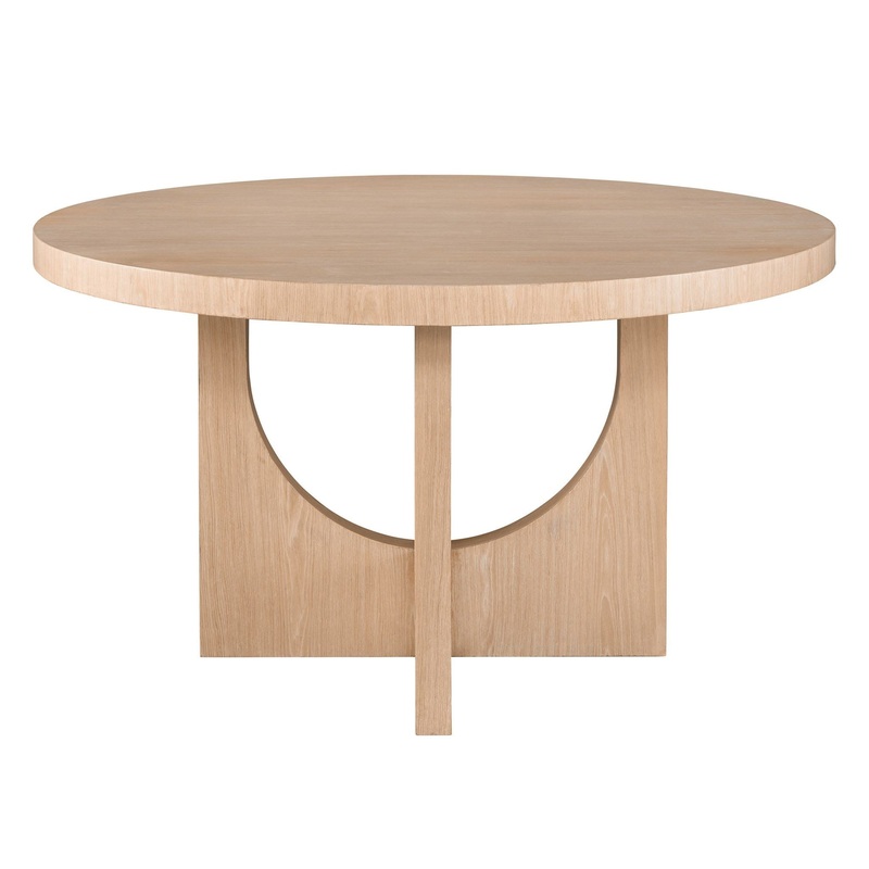 Nomad – Callon Round Dining Table – Light Brown