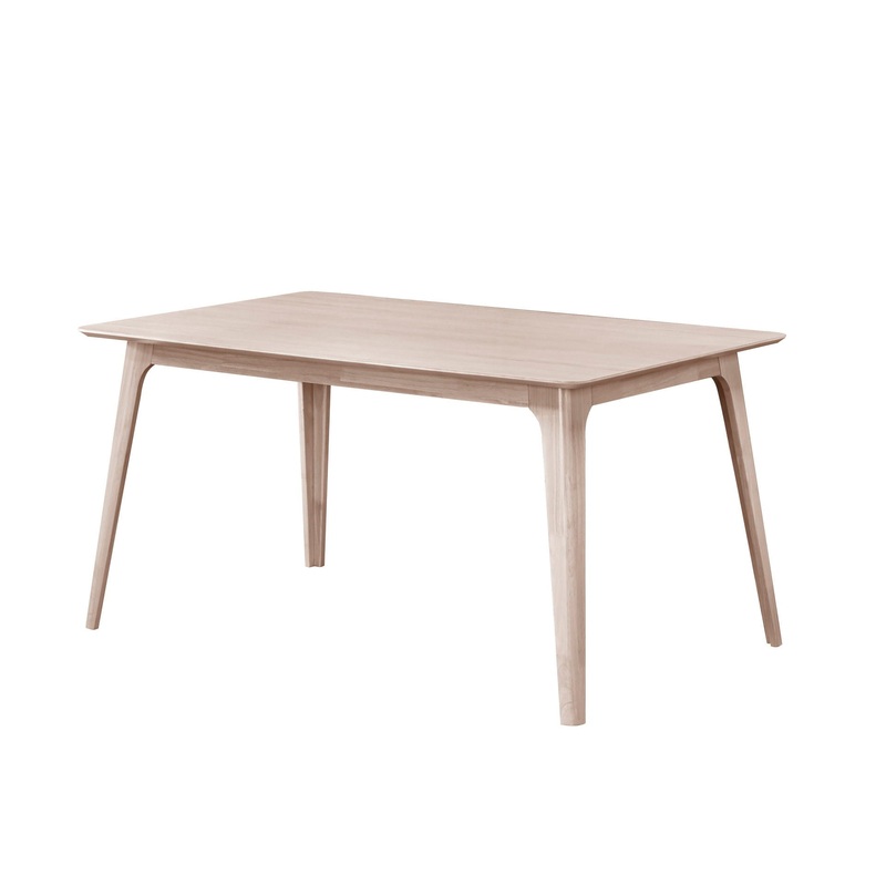 Oscar – 60″ Table – White Ash