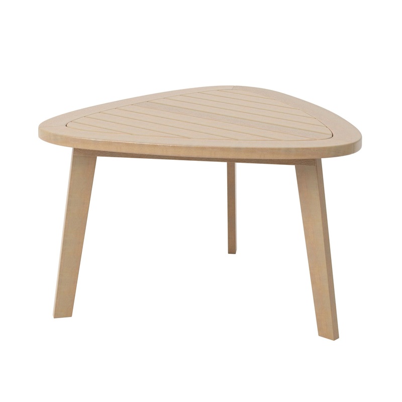 Radius – Patio End Table – Light Brown