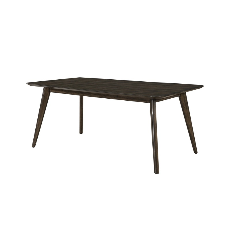 Rex – 72″ Fixed Top Rectangle Dining Table – Walnut