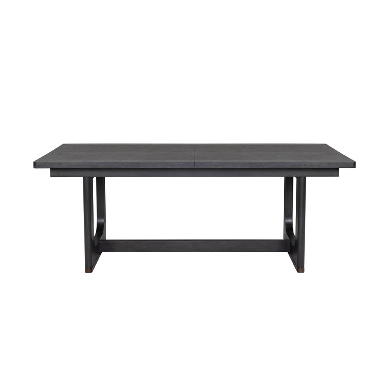 Waterfall – Rectangular Dining Table – Deep Ebony