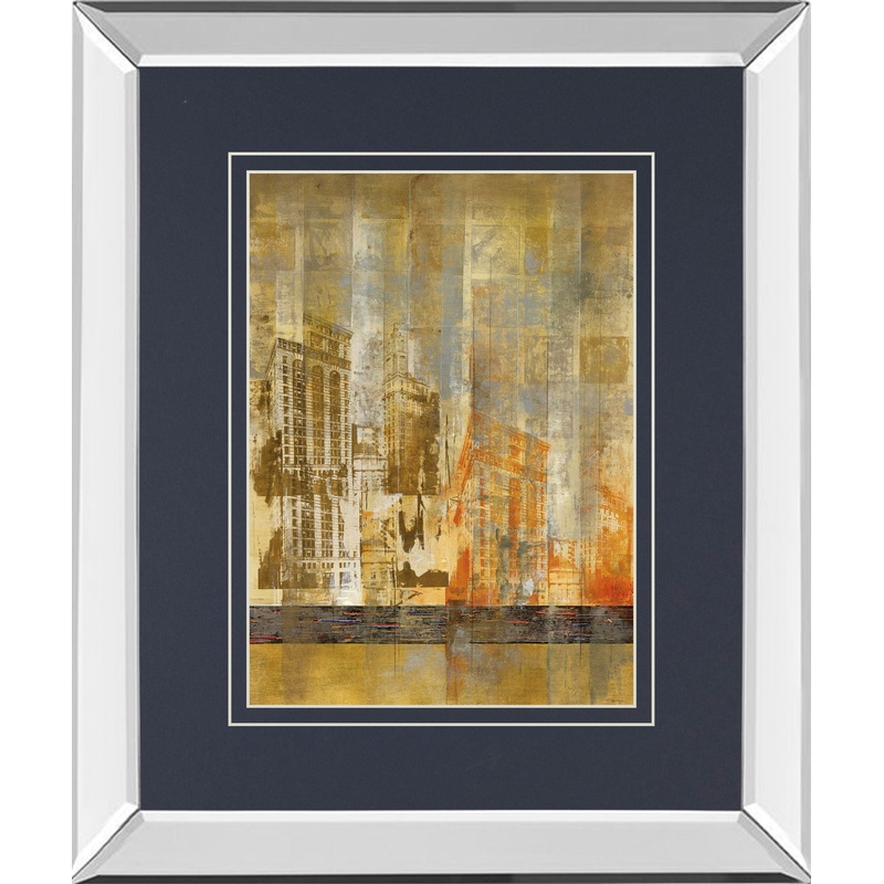 Arculat Il By Kemp – Mirror Framed Print Wall Art – Bronze