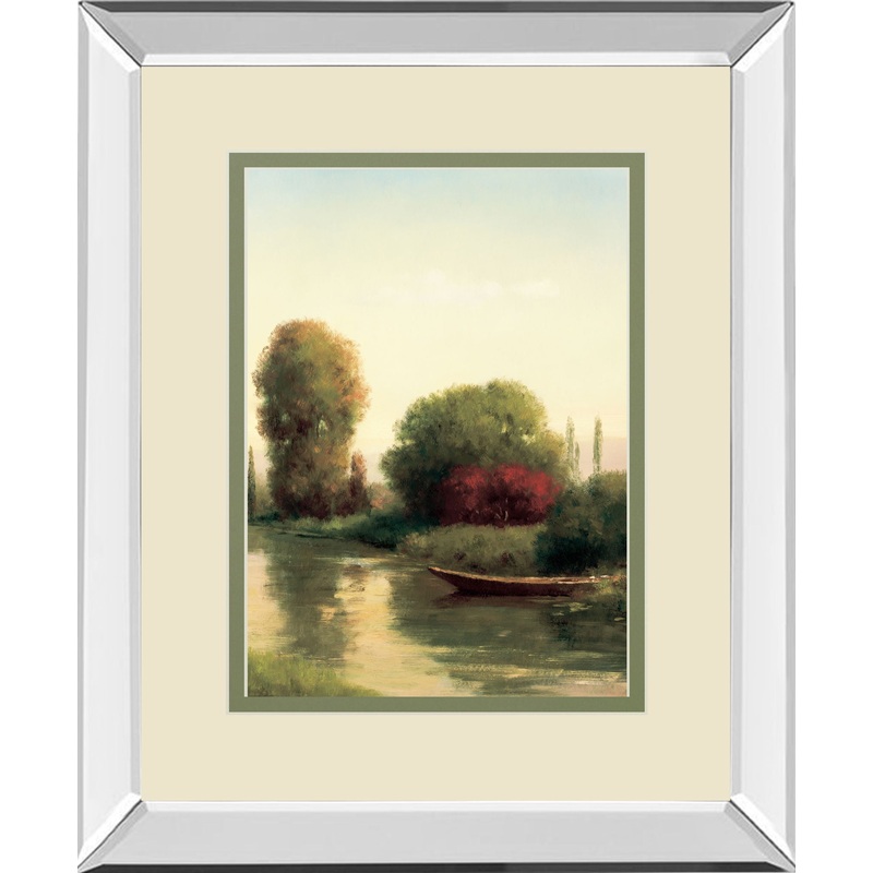 By The Riverside By Udell Mirrored Frame – Green