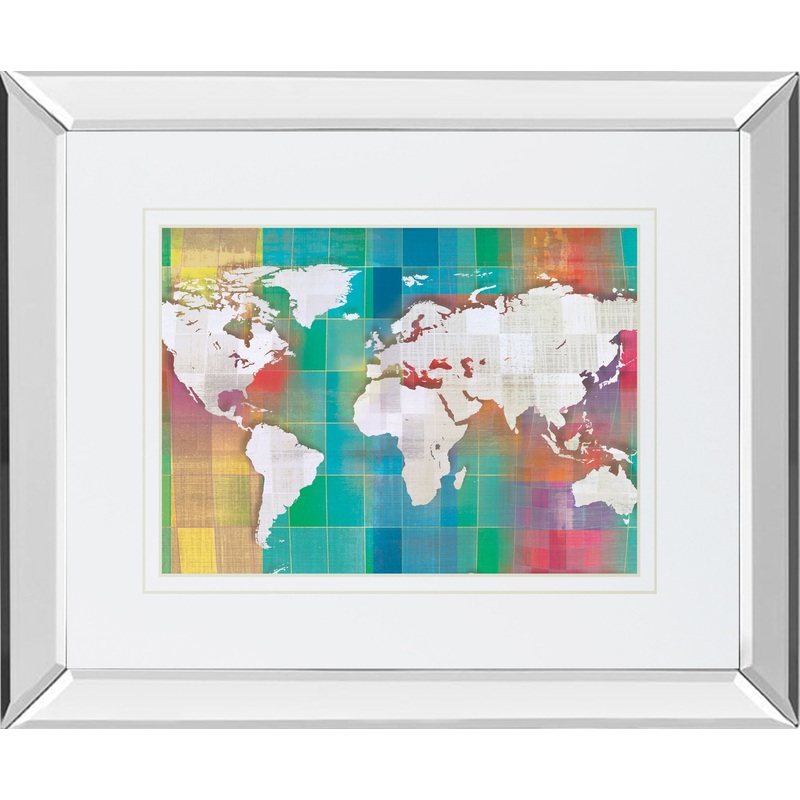 Color My World By Venter T. Mirrored Frame – Green