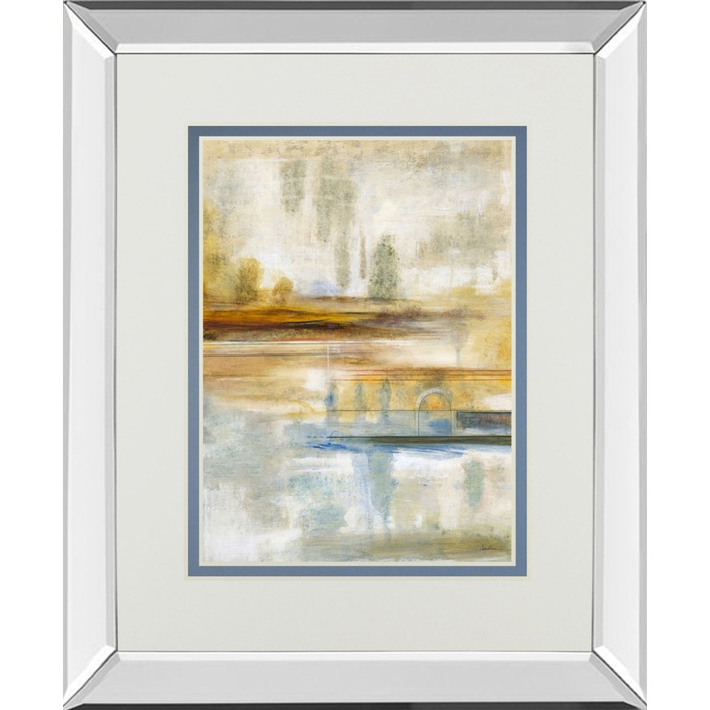 Earthscape Il By Augustine – Mirror Framed Print Wall Art – Bronze