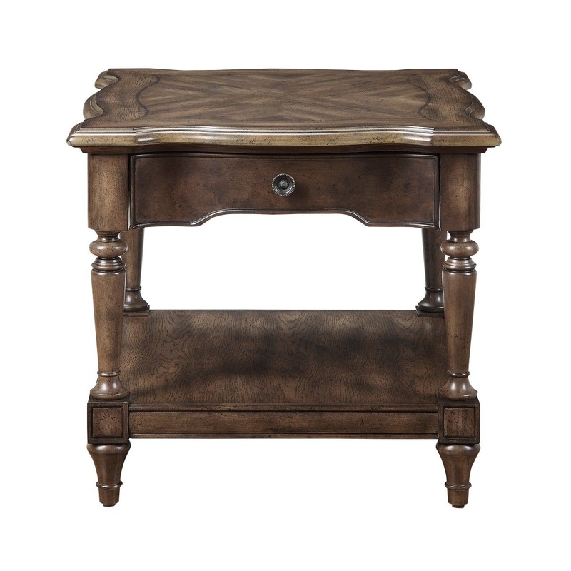 Heath Court – End Table – Brown