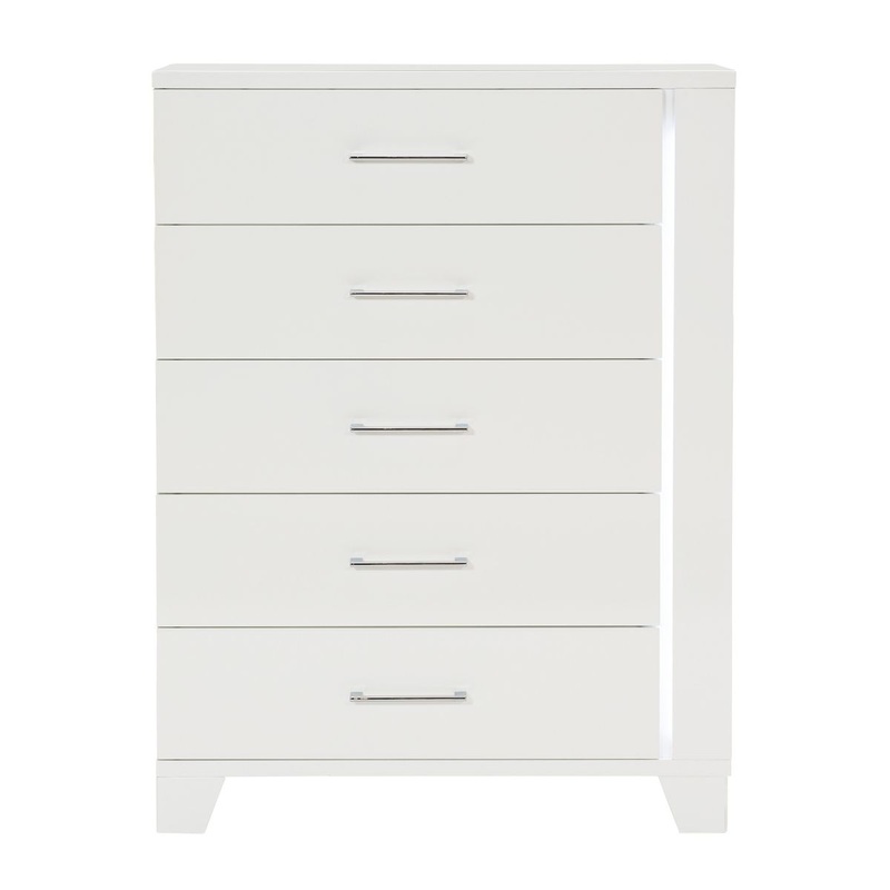 Kerren – Chest With LED Lighting – White