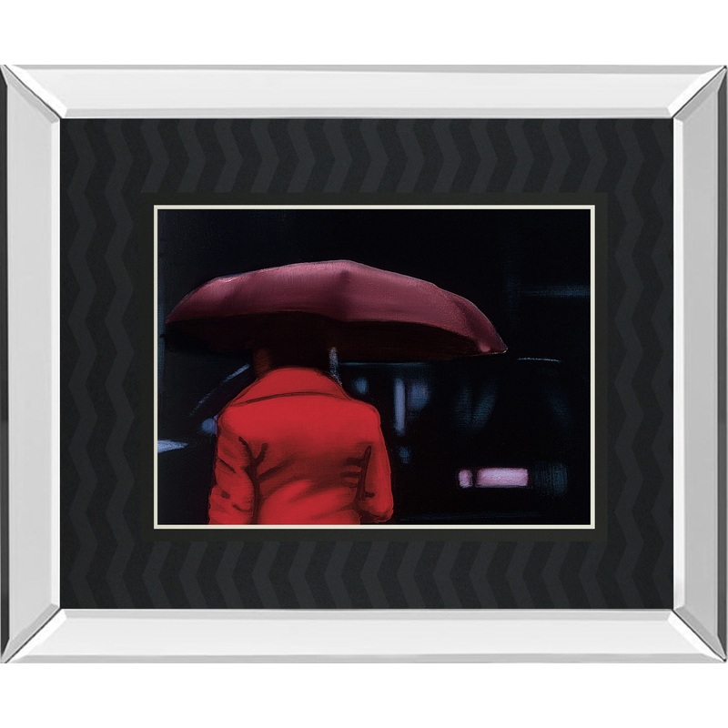 Lady In Red By Visa Mirrored Frame – Red