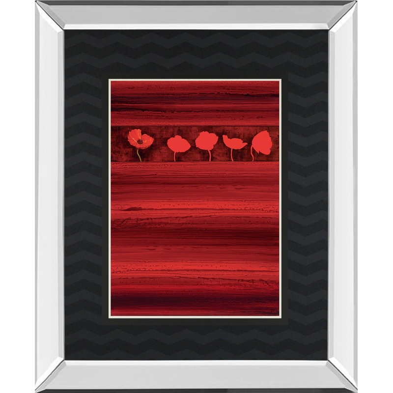 Red Passion By Holman – Mirror Framed Print Wall Art – Red