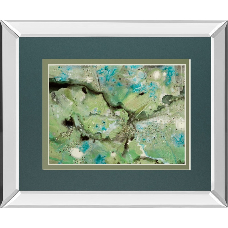Revival By Gina Miller Mirrored Frame – Green