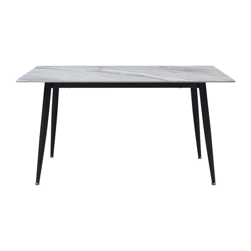 Salerno – Dining Table – Black / Gray