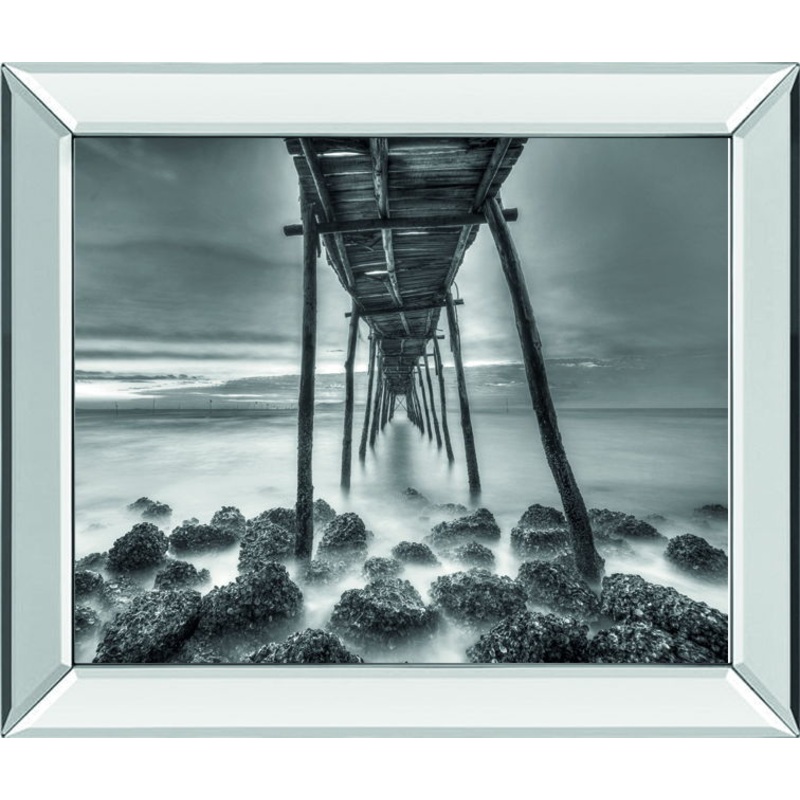 Beneath The Bamboo By Nhiem Hoang The – Mirror Framed Print Wall Art – Dark Gray