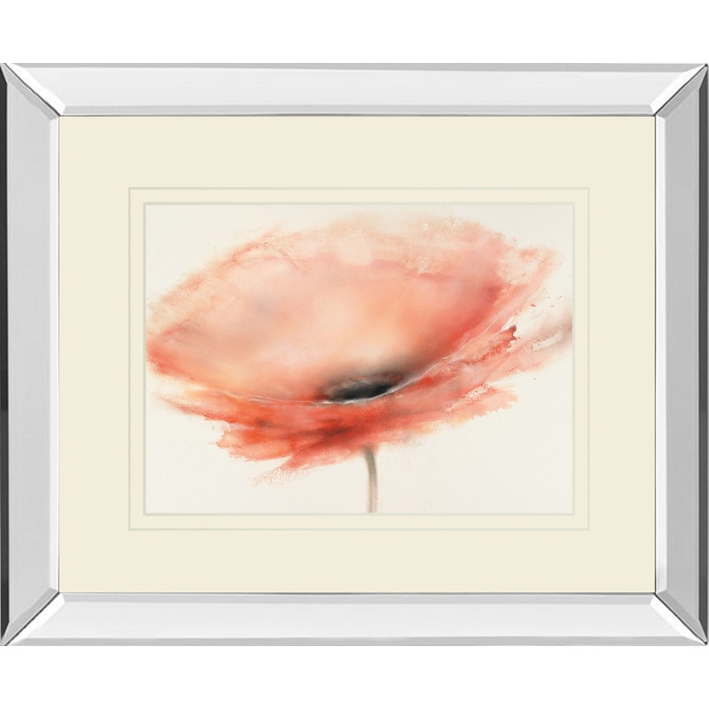 Chiffon Poppy By Prior J.p. Mirrored Frame – Red