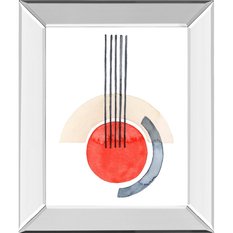 Deco Sunrise III By Grace Popp – Red