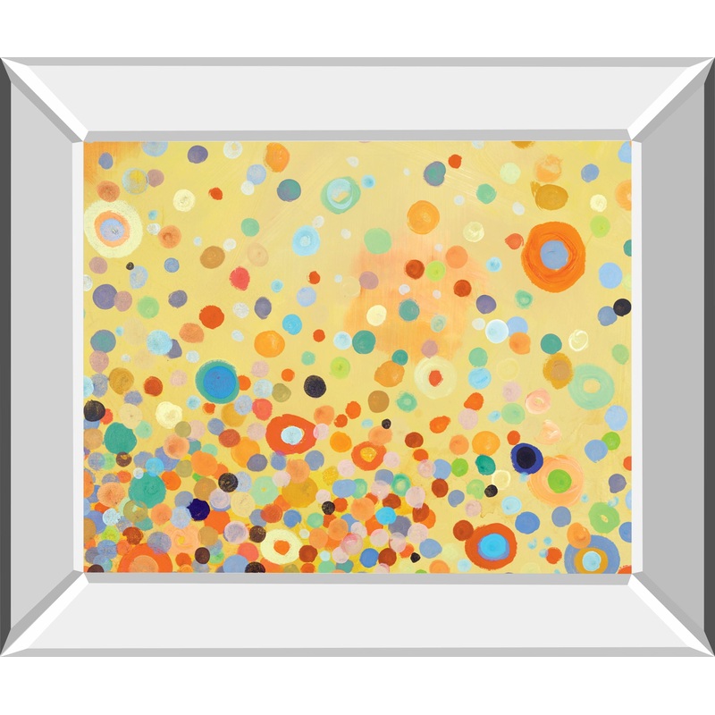 Diversity By Don Li-Leger – Mirror Framed Print Wall Art – Yellow