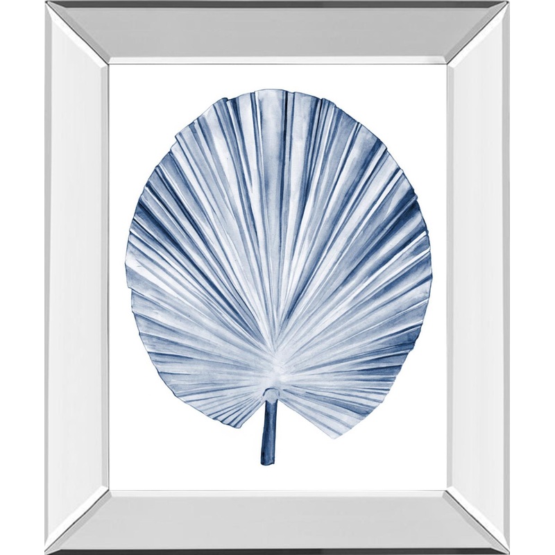 Indigo Tropical Leaves IV By Megan Meagher – Blue
