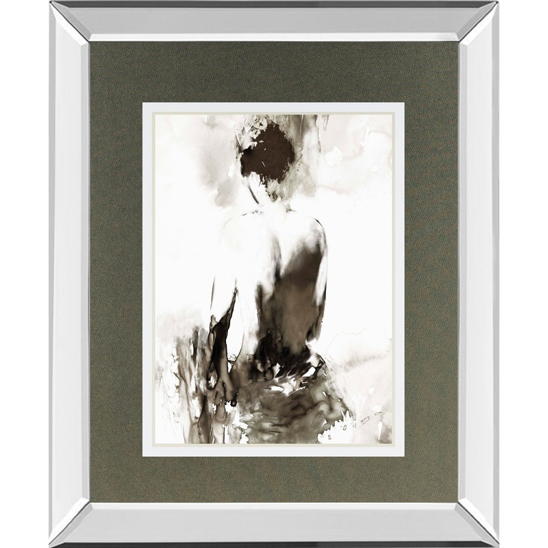 Ink Lady By Amiee Wilson Mirrored Frame – Dark Gray