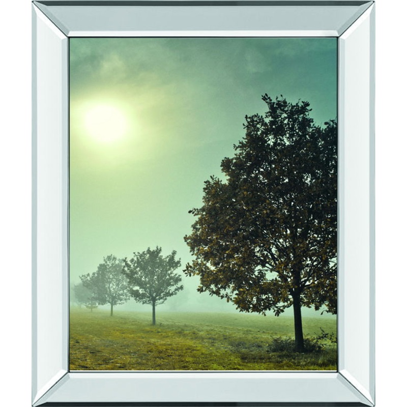 It’s A New Day By Frank, A – Mirror Framed Print Wall Art – Green