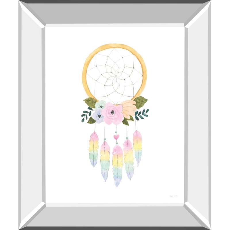 Lets Chase Rainbows IX By Jenaya Jackson – Mirror Framed Print Wall Art – White
