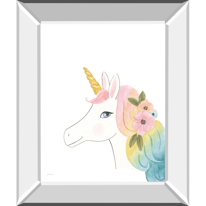Lets Chase Rainbows V By Jenaya Jackson – Mirror Framed Print Wall Art – White