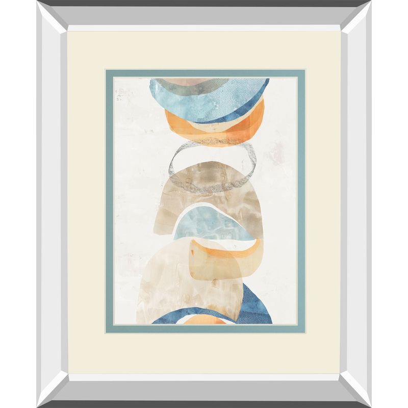 Magnetism I By Pi Studio Mirrored Frame – Blue