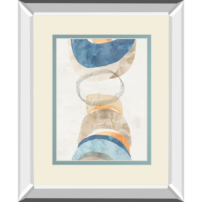 Magnetism II By Pi Studio Mirrored Frame – Blue