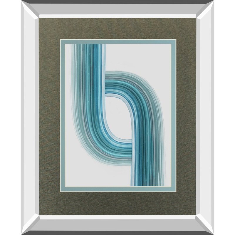 Moda Operandi I By Pi Studio Mirrored Frame – Blue