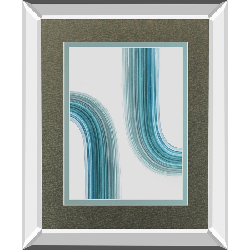 Moda Operandi III By Pi Studio Mirrored Frame – Blue