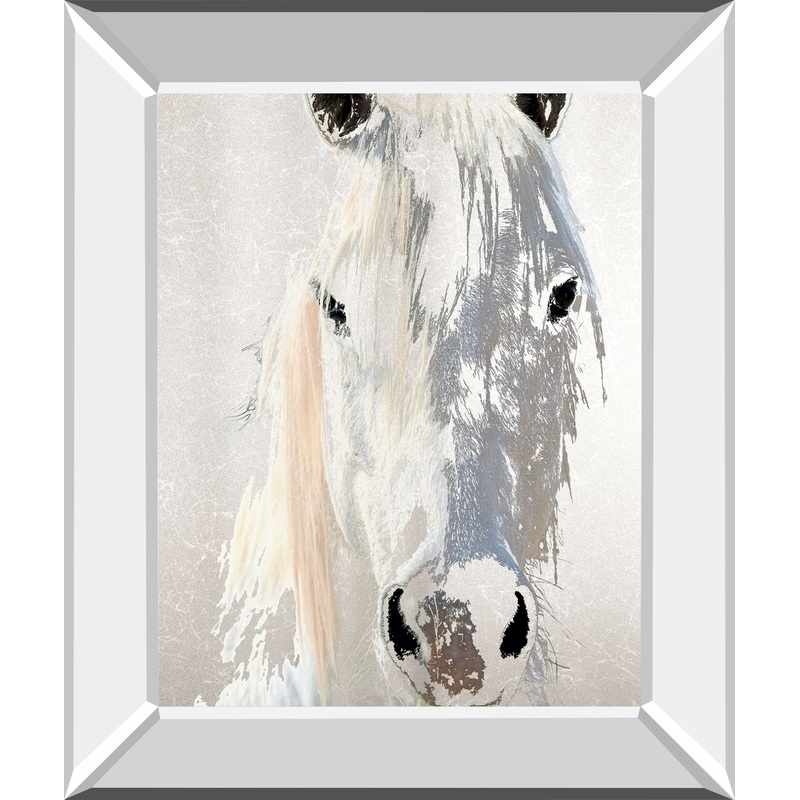 Sage By Marvin Pelkey – Mirror Framed Print Wall Art – White