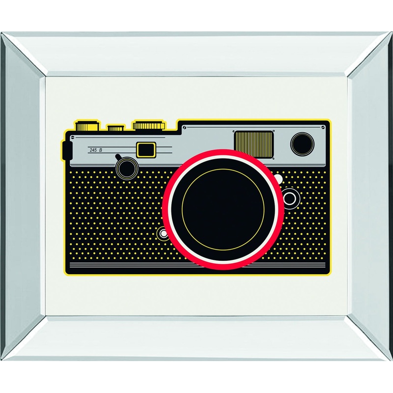 Snapshot By Tom Frazier – Mirror Framed Print Wall Art – Black