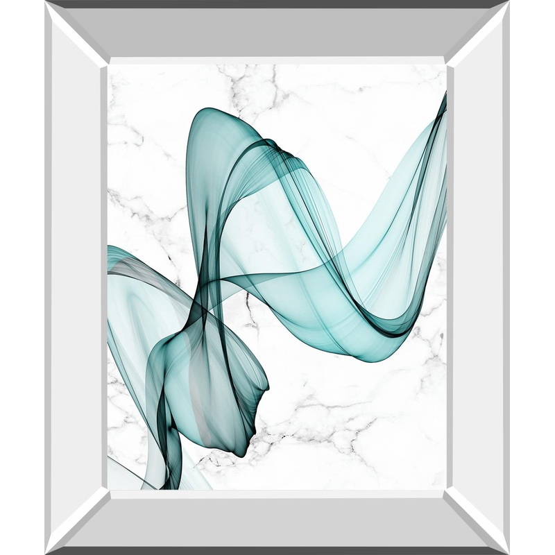 Teal Ribbons I By Irena Orlov – Green