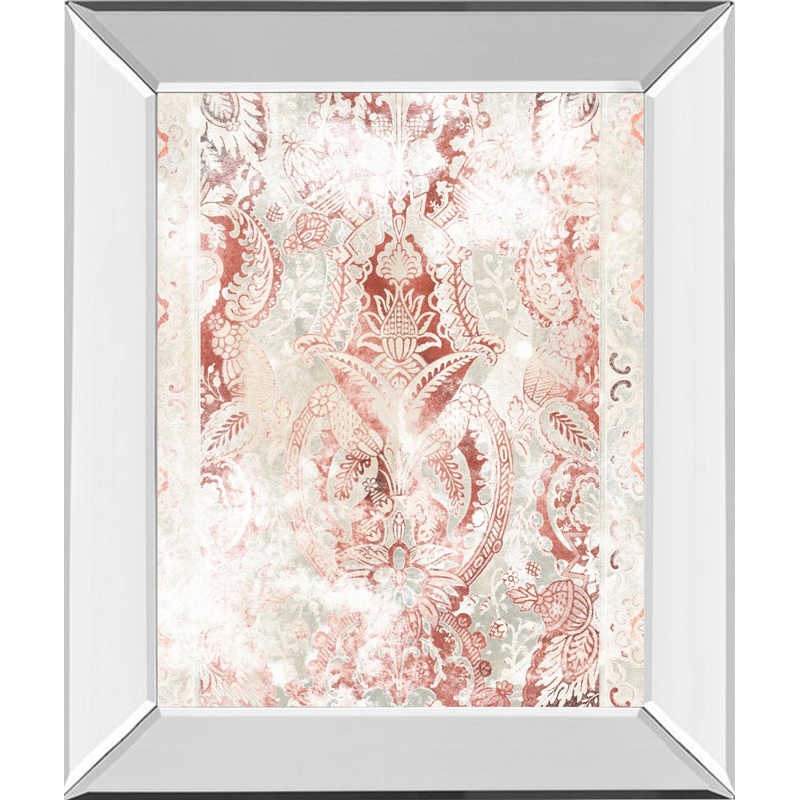 World Traveler Textile IV By June Erica Vess – Red