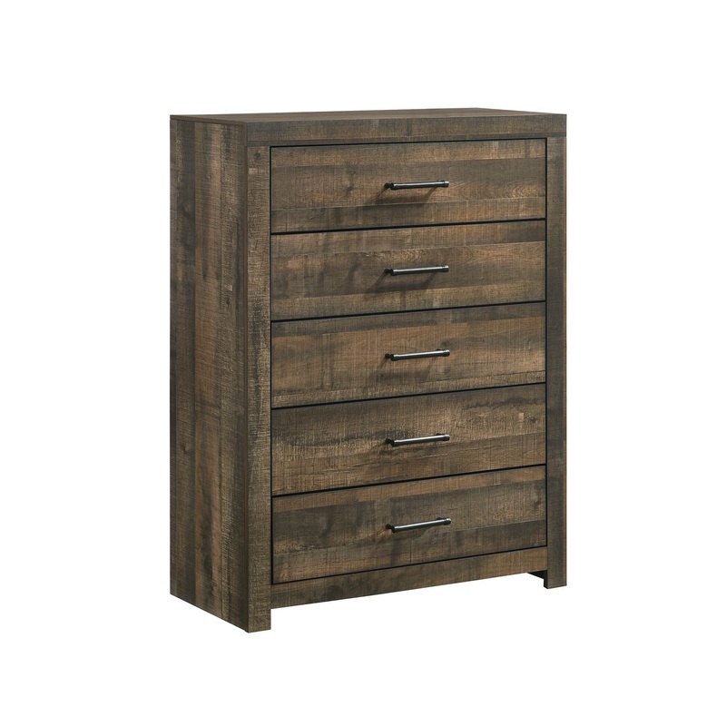 Bailey – 5-Drawer Chest – Walnut