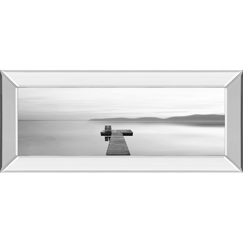 Black & White Water Panel XII By James McLoughlin – Dark Gray