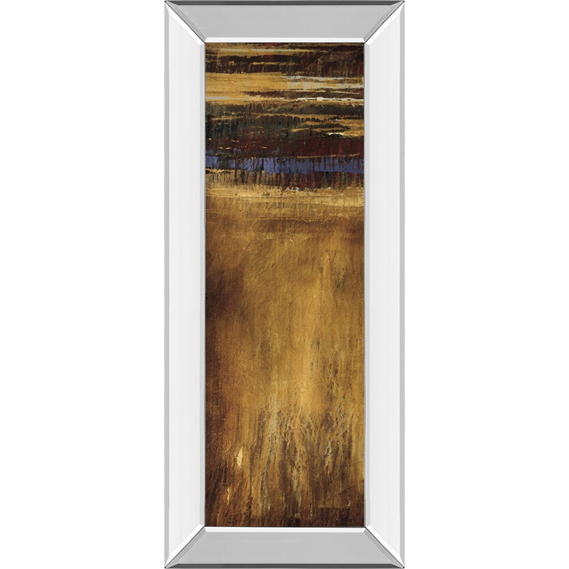 Eruption Pompe I By Jardine – Framed Print Wall Art Mirror – Dark Brown