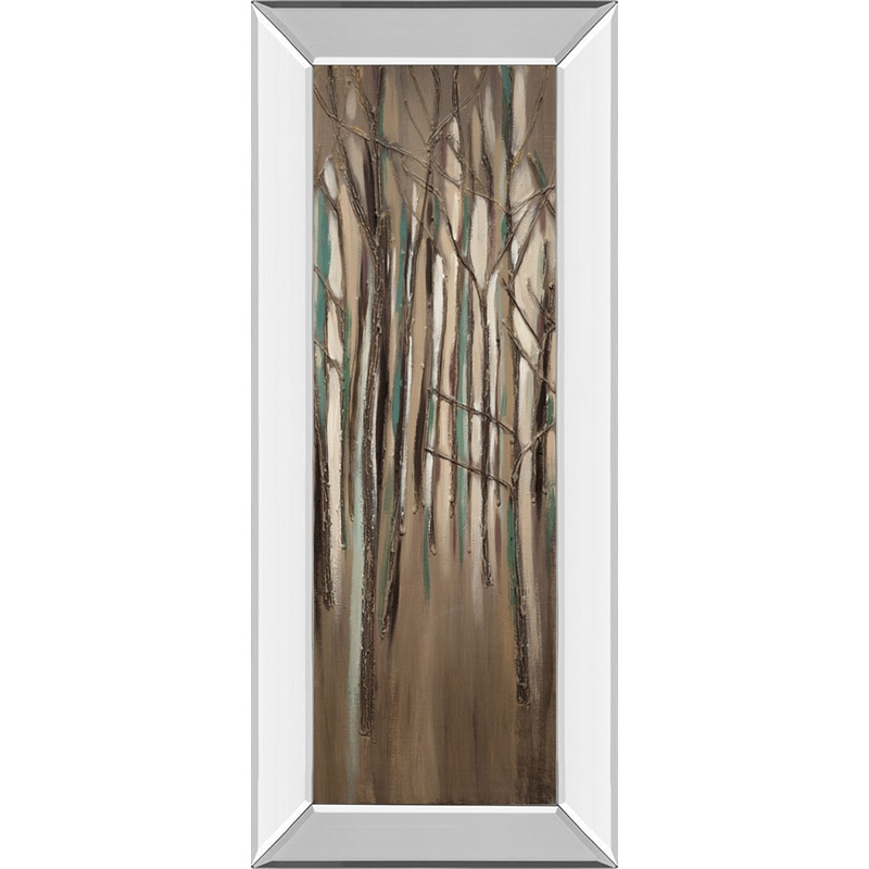Innuendo By Maja – Mirror Framed Print Wall Real Glass – Dark Brown