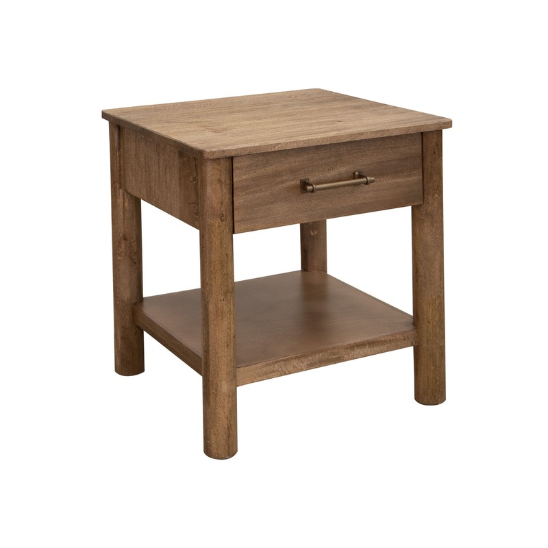 Olimpia – End Table – Towny Brown